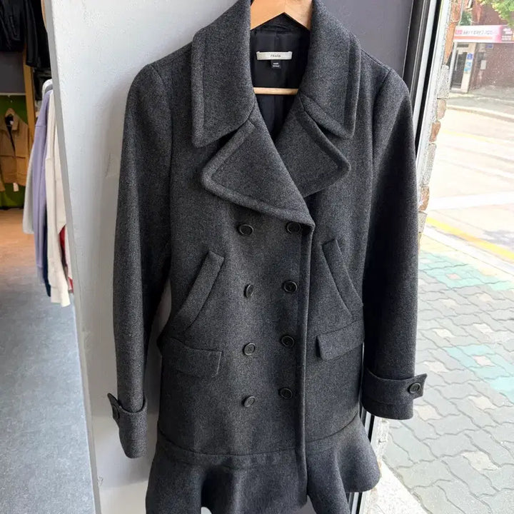 [BUNJANG] Prada 2009FW Runway Shirring Wool Coat / 44/ 프라다 2009FW 런웨이 셔링 울코트