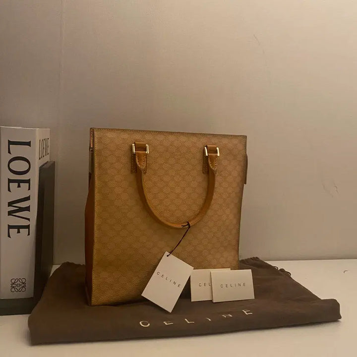 [BUNJANG] Celine Vintage Macadam Tote Bag / CELINE / 빈티지 셀린느 베이지 마카담 토트백