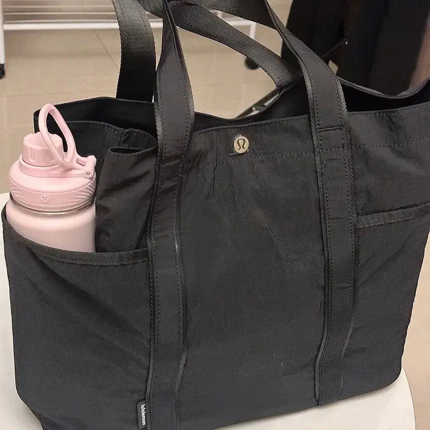[BUNJANG] Lululemon Multi-Pocket Tote Bag 20L Black / 룰루레몬 기저귀가방 블랙