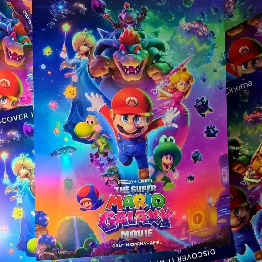[BUNJANG] Super Mario Galaxy Dolby Poster / 슈퍼마리오 갤럭시 돌비 포스터