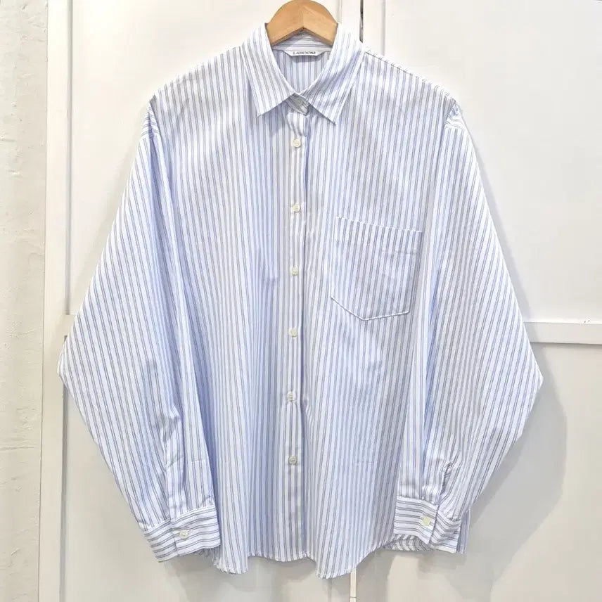 [BUNJANG] Laroom Oversized Striped Shirt / LAROOM 라룸 오버핏 스트라이프 셔츠