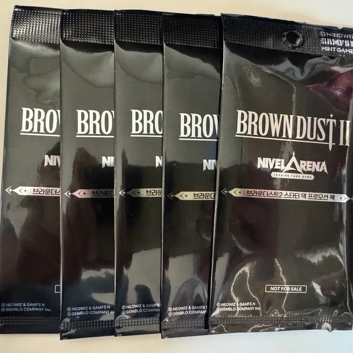 [BUNJANG] Brown Dust 2 Nibel Promo 5-Pack Bundle / 니벨 브라운더스트2 프로모 5팩