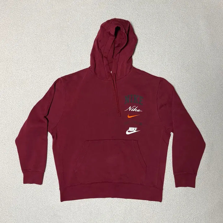 [BUNJANG] Nike XXL Swoosh Big Logo Embroidered Hoodie / 나이키 XXL 스우시 빅로고 자수 후드