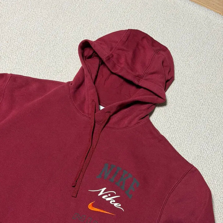[BUNJANG] Nike XXL Swoosh Big Logo Embroidered Hoodie / 나이키 XXL 스우시 빅로고 자수 후드