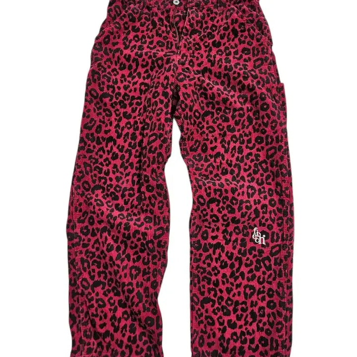 [BUNJANG] Fetch Leopard Corduroy Pants / 페치 fetch 레오파드 코듀로이 팬츠