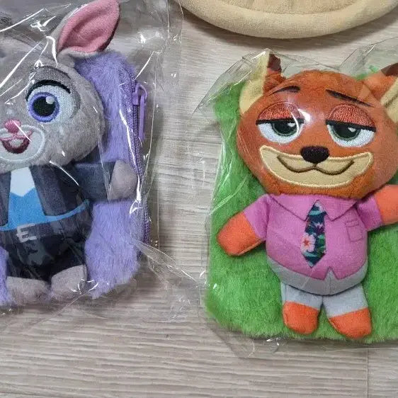 [BUNJANG] Zootopia Lotte Cinema Pouch Nick Judy Doll Set / 주토피아 롯데시네마 파우치 닉 주디 인형 세트