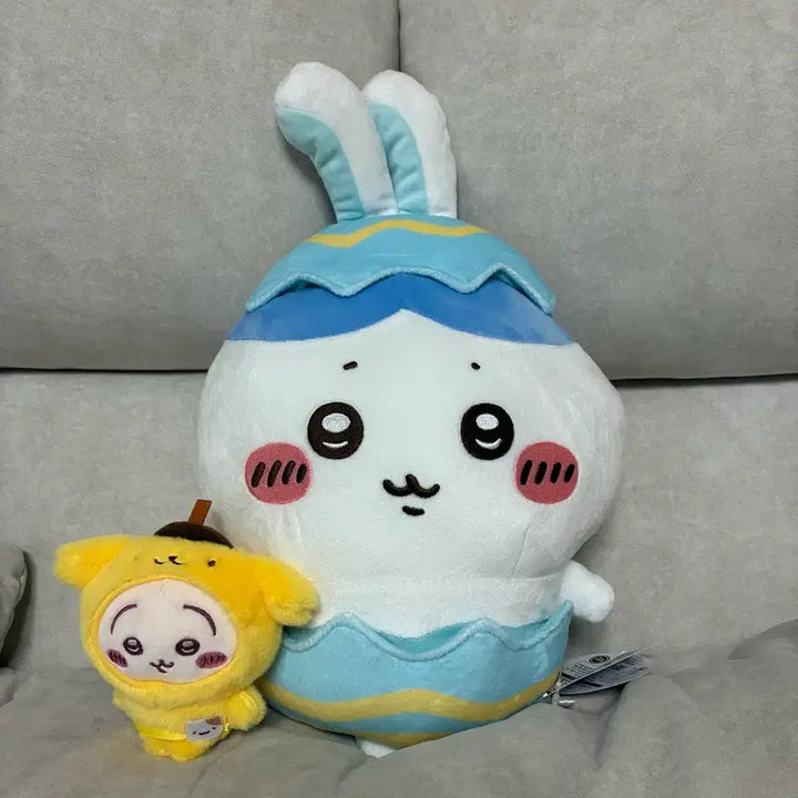[BUNJANG] Chiikawa Hachiware Easter 30cm Plush / 치이카와 부활절 하치와레 30cm