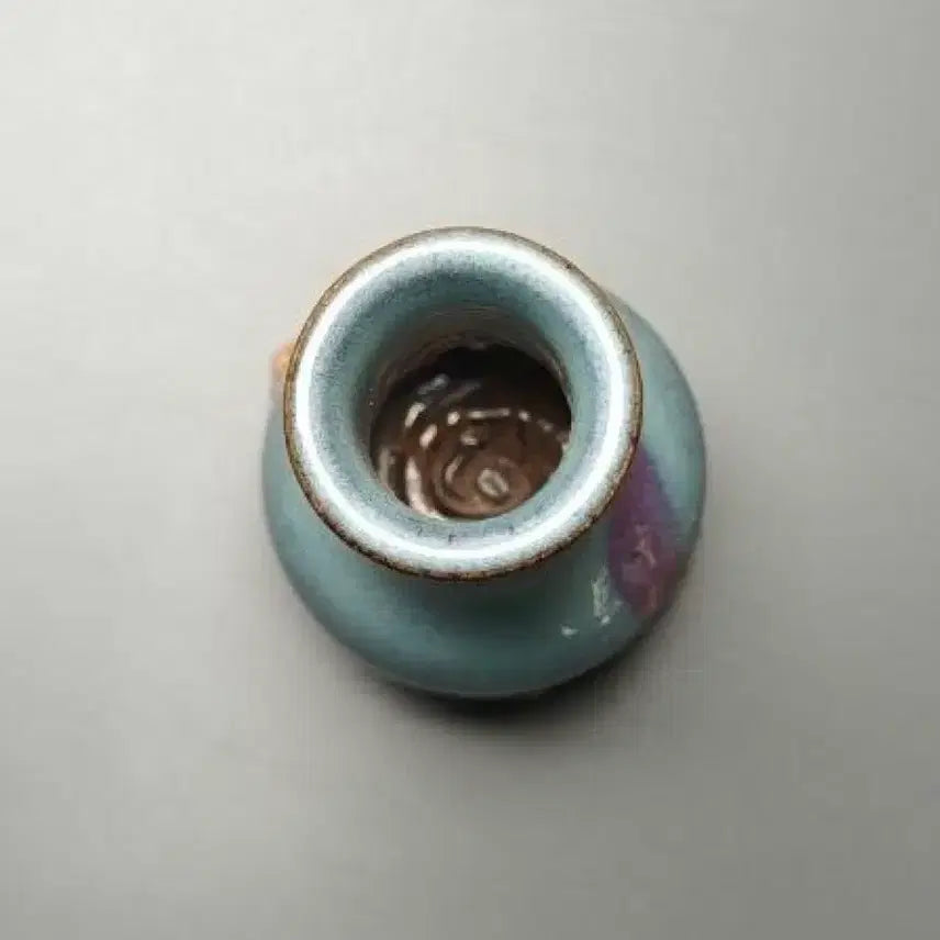 [BUNJANG] Chinese Celadon Porcelain Small Vase / 금송대 군요 천람유 홍반 소형 병 출토 중국도자기 골동품 고미술품 수집품
