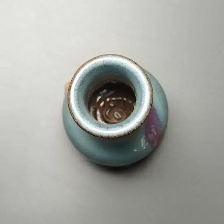 [BUNJANG] Chinese Celadon Porcelain Small Vase / 금송대 군요 천람유 홍반 소형 병 출토 중국도자기 골동품 고미술품 수집품