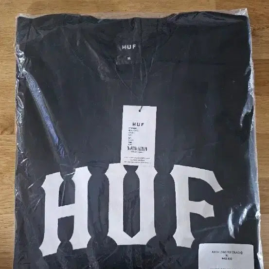 [BUNJANG] HUF ARCH ROGO TEE White Black / HUF ARCH ROGO TEE