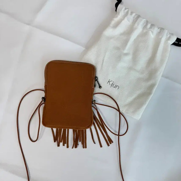[BUNJANG] Western Fringe Mini Bag - Brown / 기준) 웨스턴 프린지 미니백 브라운