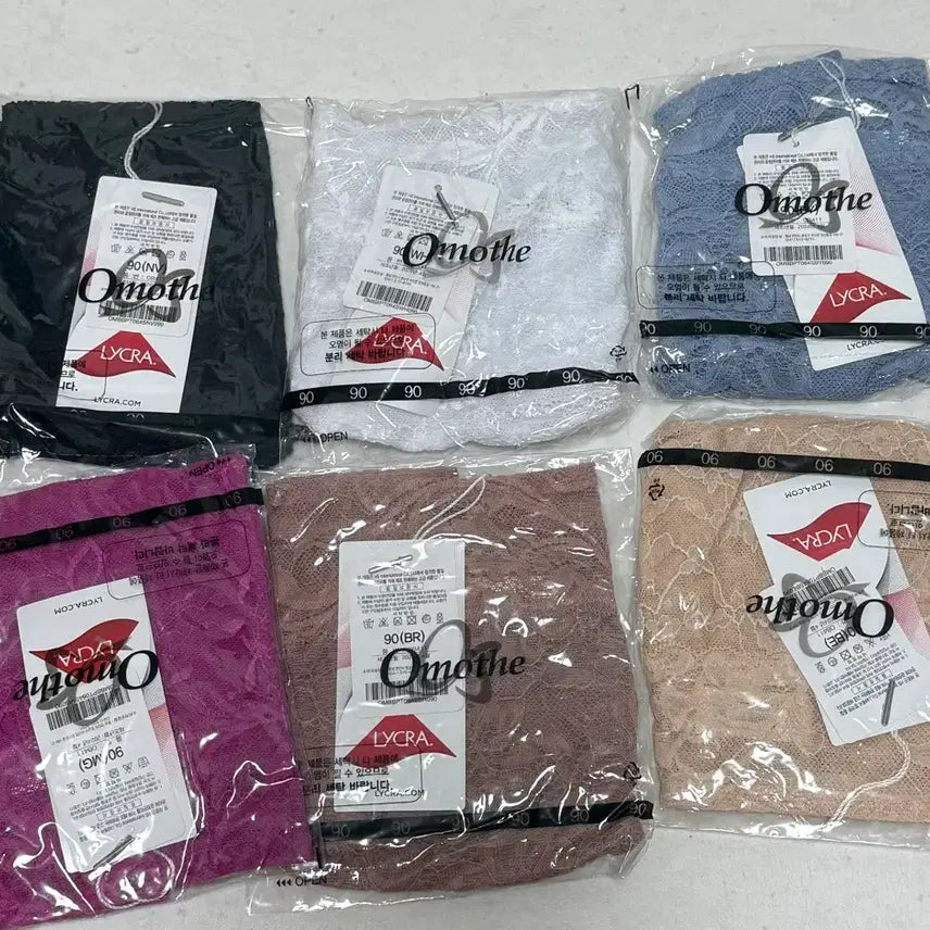 [BUNJANG] Omote 6-Pack Panties Set Size 90 / 오모떼 팬티 6개 미개봉 새상품 90