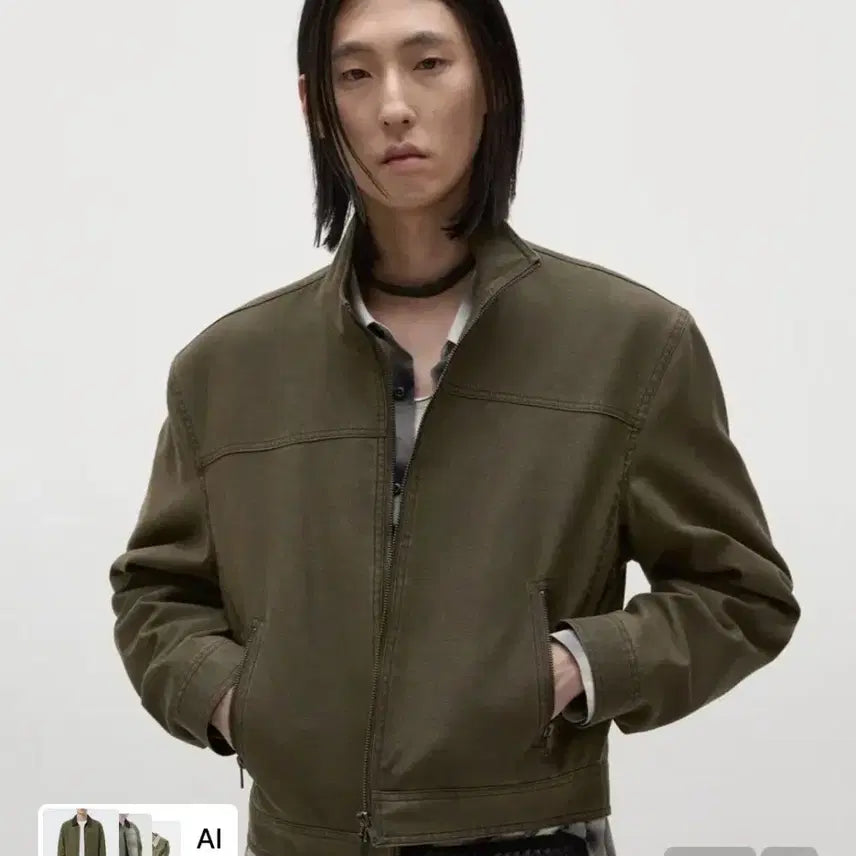 [BUNJANG]  Elwood Phase Tencel Trucker Jacket Size 48 / [48] 엘무드 페이즈 텐셀 트러커 자켓 새상품