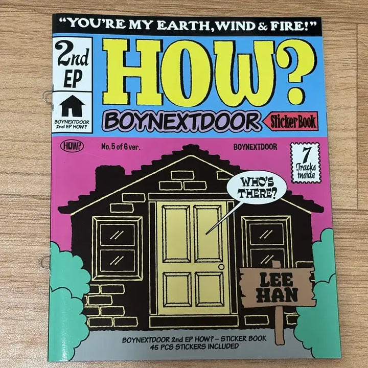 [BUNJANG] BOYNEXTDOOR HOW? Leehan Sticker Book / 보넥도 HOW? 이한 스티커북