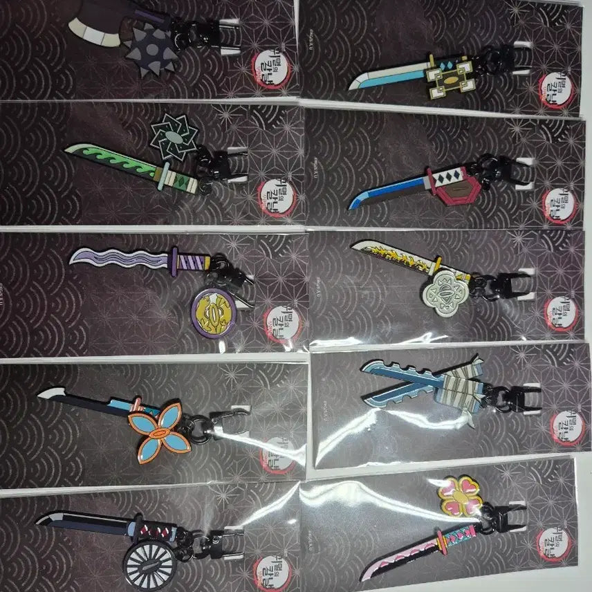 [BUNJANG] Demon Slayer Nichirin Blade Set (10 Types) / 귀멸의칼날 일륜도 10종 1세트