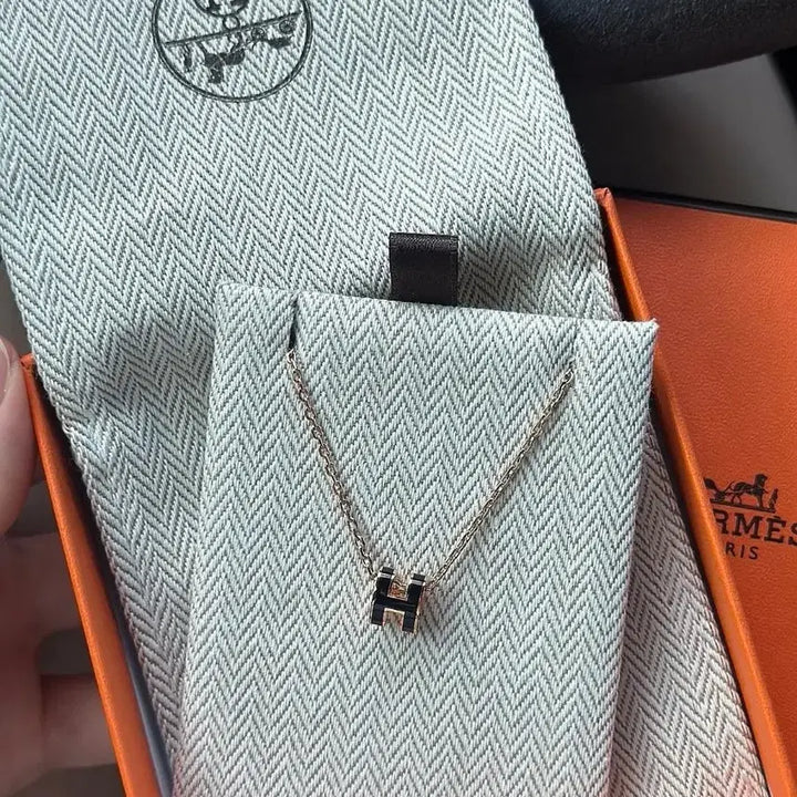 [BUNJANG] Hermes H Necklace / 에르메스 H 목걸이