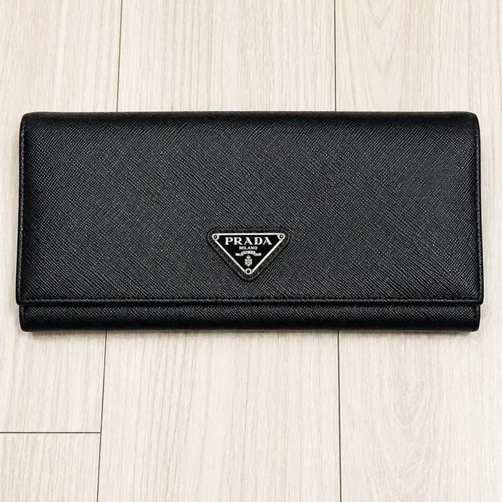[BUNJANG] Prada Saffiano Bi-Fold Wallet Black / 프라다 사피아노 블랙 장지갑