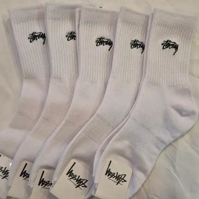 [BUNJANG] Stussy Embroidered Mid-Calf Socks / [특가]스투시 중목 자수양말