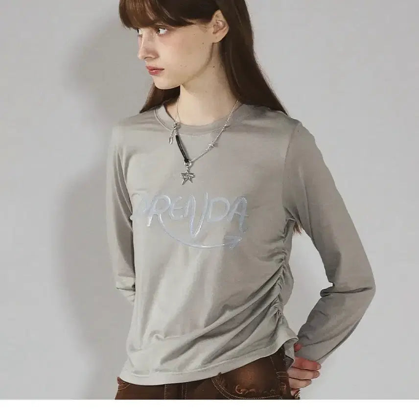 [BUNJANG] Frenda Shirring T-Shirt / 프렌다 셔링 티셔츠