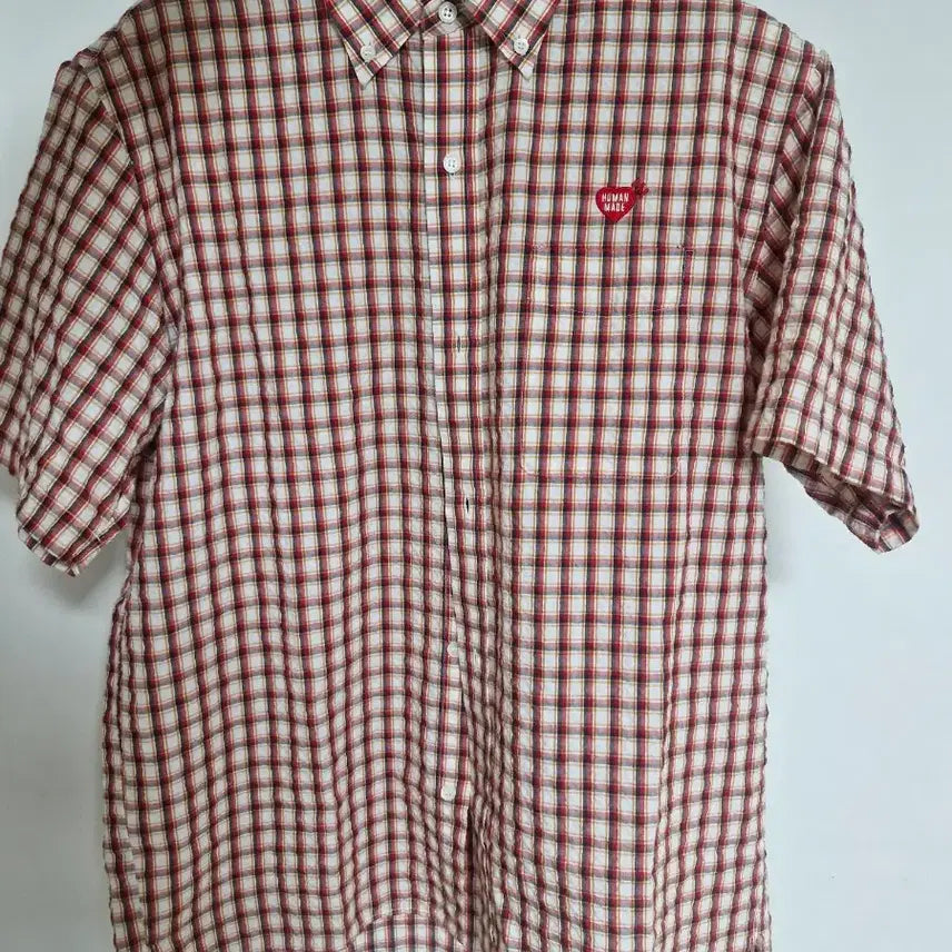 [BUNJANG] Human Made Check BD Short Sleeve Shirt XL / 휴먼메이드 체크 BD숏슬리브 셔츠 XL