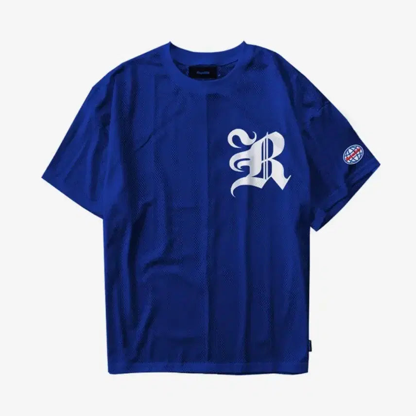 [BUNJANG] Royal Life Mesh Short Sleeve Jersey Blue / (새상품) 로얄라이프 메쉬 반팔 져지 블루