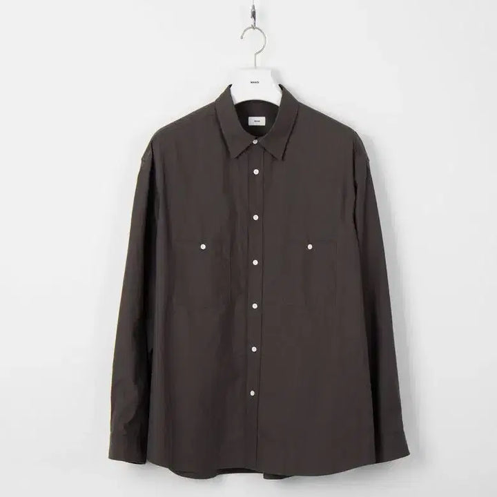 [BUNJANG] Architect Work Shirt 3 Brown / 와기 25ss 아키텍트 워크 셔츠 3 브라운