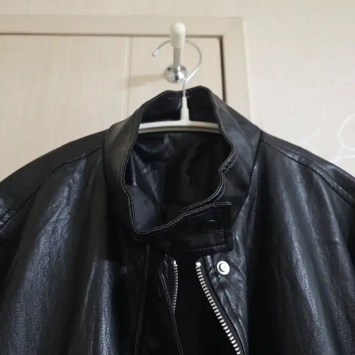[BUNJANG] Black Rider Leather Jacket / 블랙 라이더 레더 자켓 새상품