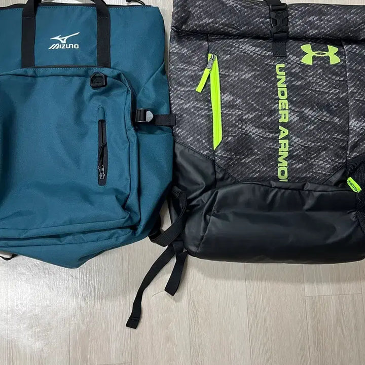 [BUNJANG] Mizuno &amp; Under Armour Backpack Bundle / 백팩 2개 (미즈노,언더아머)