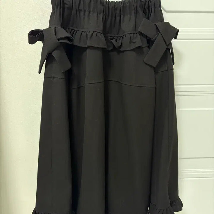 [BUNJANG] CHEME.C BOW CULOTTES SKIRT Black / 체메씨 BOW CULOTTES SKIRT 보우 퀼로트 스커트 블랙
