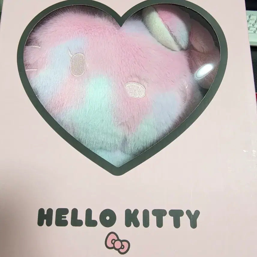 [BUNJANG] Sanrio x JISOO x Hello Kitty 40cm Plush / 헬로키티 지수 콜라보 레인보우 40cm 산리오 인형 새상품