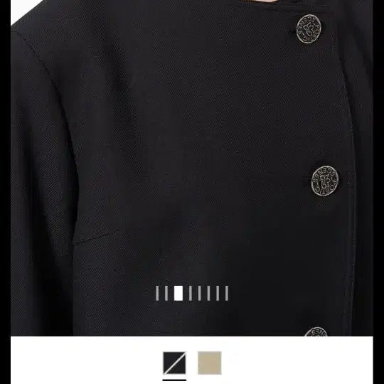 [BUNJANG] TIMELESS Colorless Button Crop Jacket / 22타임 칼라리스 버튼 크롭 재킷55(셋업가능)