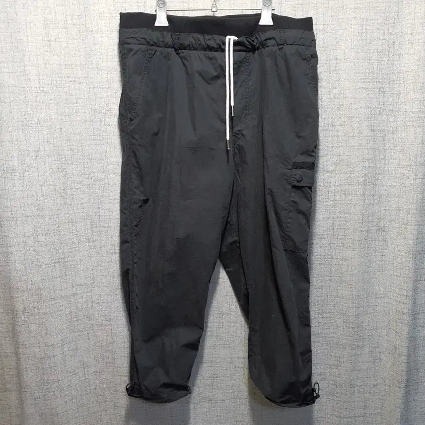 [BUNJANG] Zara Black Cargo String Baggy Pants L / 자라 블랙 카고 스트링 배기 팬츠 L