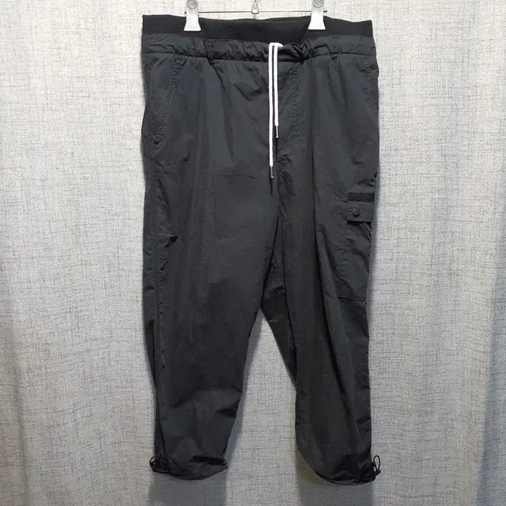 [BUNJANG] Zara Black Cargo String Baggy Pants L / 자라 블랙 카고 스트링 배기 팬츠 L