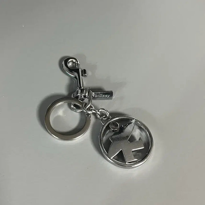 [BUNJANG] Stussy Surfman Keychain Silver / 스투시 서프맨 키체인 실버