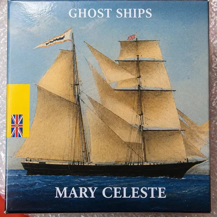 [BUNJANG] Niue 2013 Ghost Ships Series Mary Celeste First Edition Silver Coin (.925 Silver, 20g, Antique Finish) / 2013년 니우에 샤락선시리즈중 첫번째 메리셀레스트 호