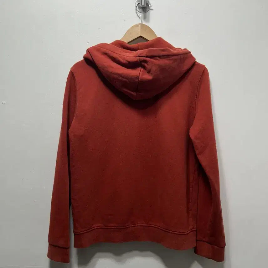 [BUNJANG] Lacoste Red Brown Hoodie Zip-Up M / 라코스테 레드 브라운 후드 집업 M