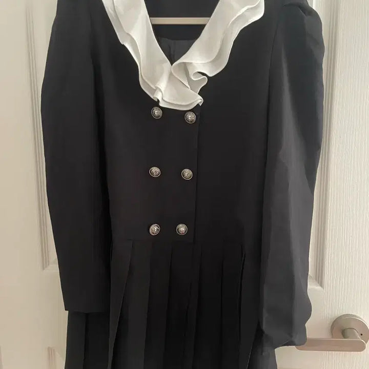 [BUNJANG] SinceThen Rania Two-Button Mini Dress Size M / sincethen 신스덴 라니아 투버튼 미니원피스