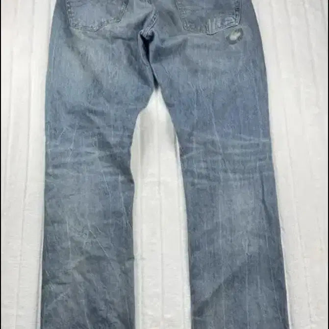 [BUNJANG] Ralph Lauren Distressed Patch Denim Jeans / 랄프로랜  빈티지 패치 디스트레스  데님