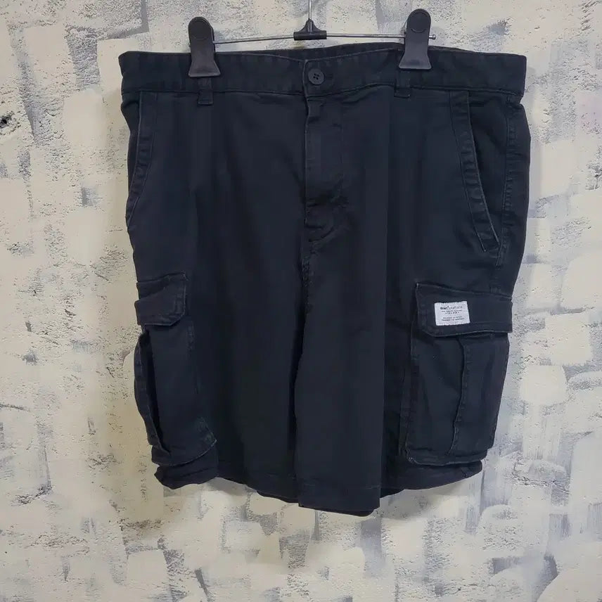 [BUNJANG] Zara Black Cargo Shorts Size 32 / 자라 블랙 카고 반바지 32