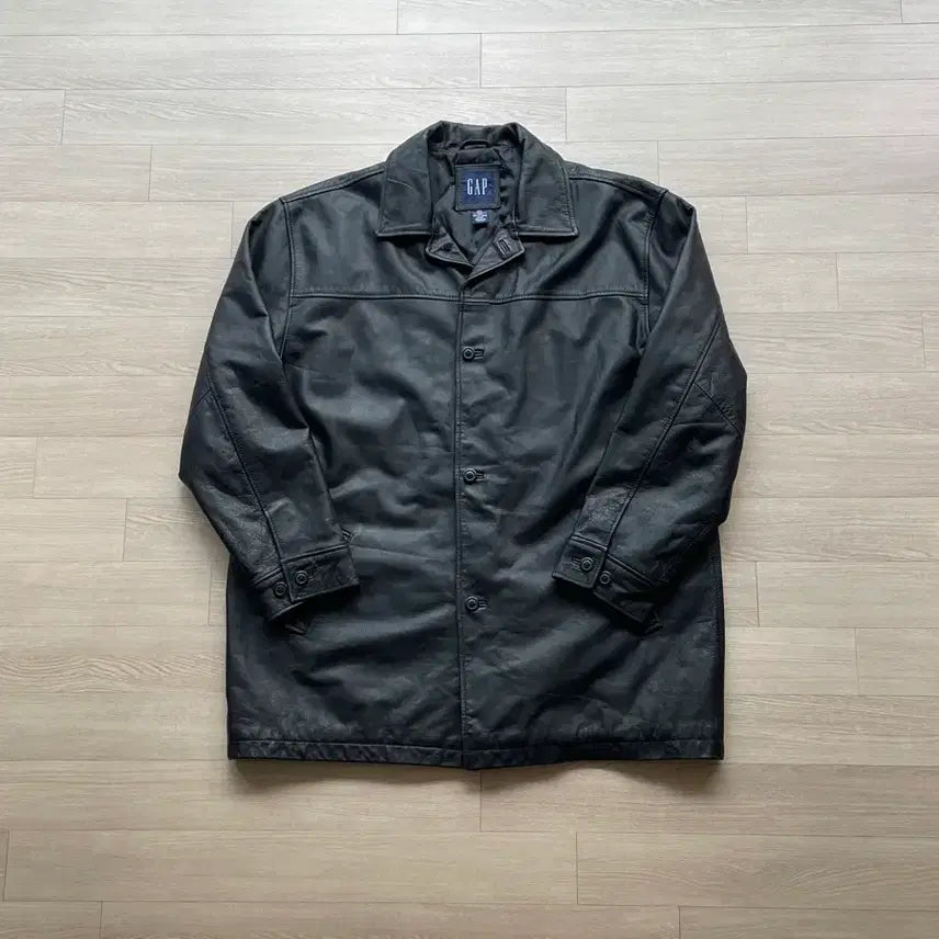[BUNJANG] XXL 90s Old Gap Leather Car Coat / [XXL] 90s 올드갭 레더 카코트 gap carcoat