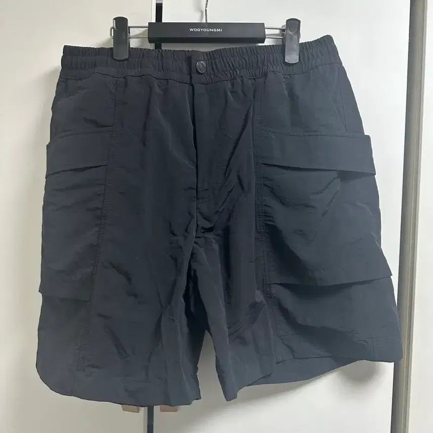 [BUNJANG] SolOm 23SS Black Nylon Cargo Shorts / [36] 솔옴 23ss 블랙 나일론 카고 쇼츠 반바지