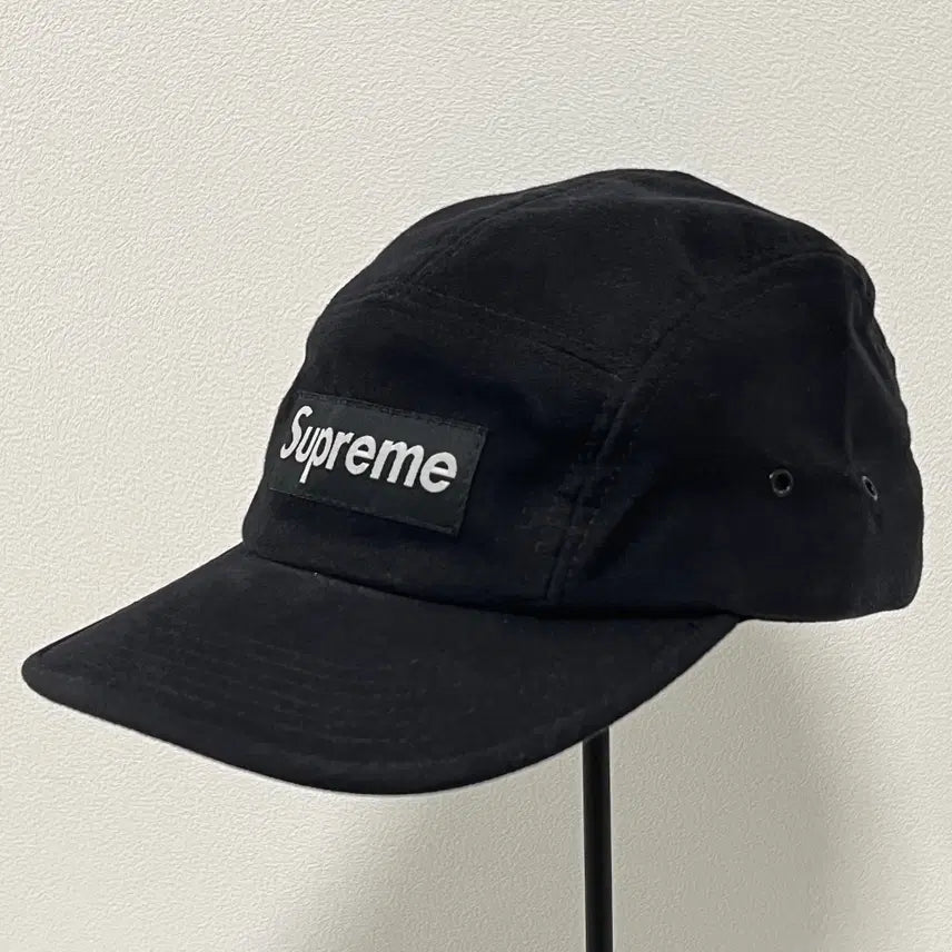 [BUNJANG] Supreme 2006 Moleskin Camp Cap Black / 슈프림 2006 몰스킨 캠프캡 블랙