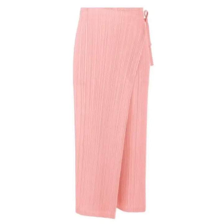 [BUNJANG] Pleats Please Wrap Pants Light Pink / 플리츠플리즈 귀한 랩팬츠 라이트핑크