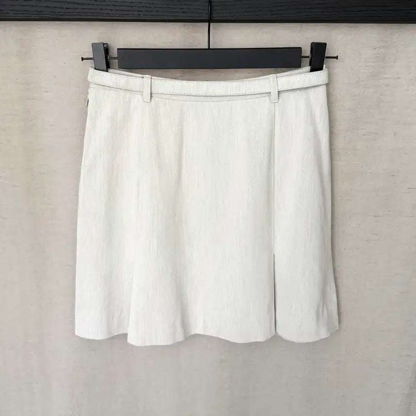 [BUNJANG] Prada 1993 S/S Belted Linen Skirt / 프라다 1993 s/s 벨티드 린넨 스커트