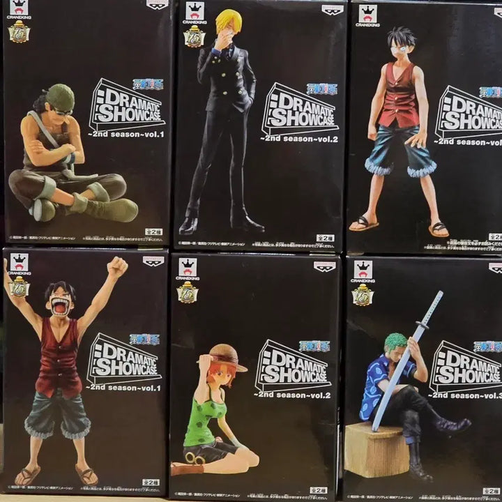 [BUNJANG] One Piece Dramatic Showcase Figures Season 2 &amp; 3 Bundle Set / 원피스 드라마틱 쇼케이스 시즌 2,3 12개 세트 (덤많음