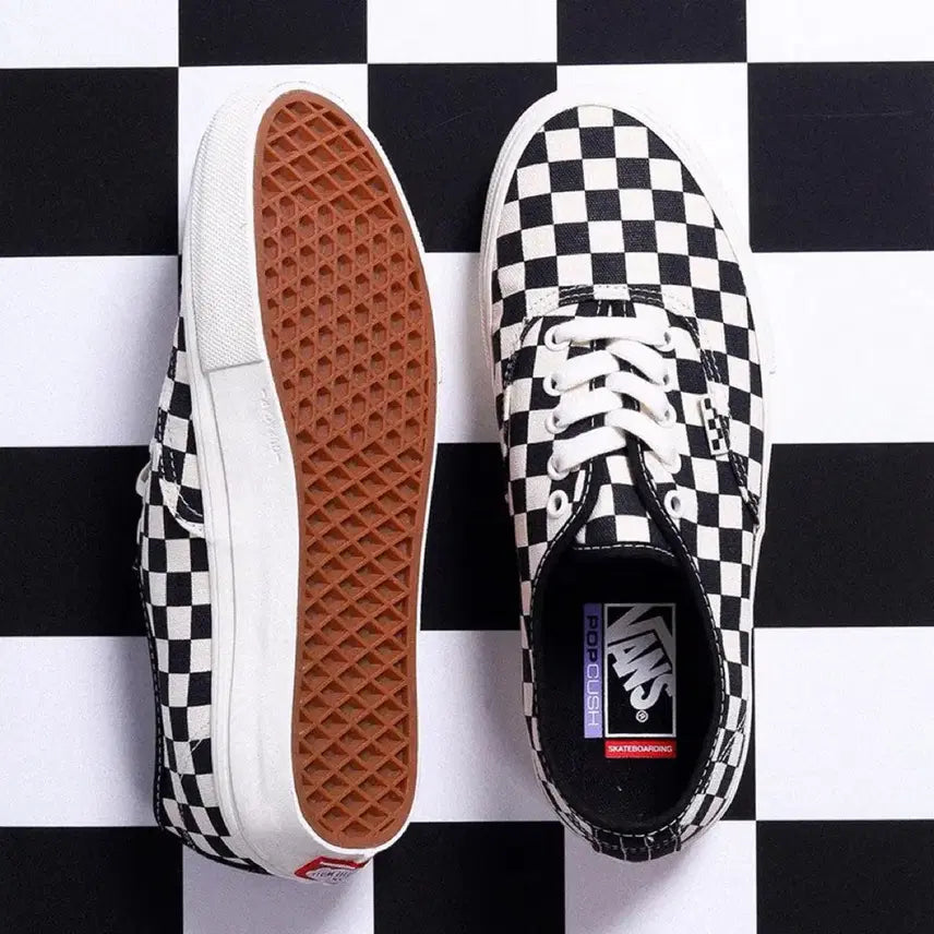 [BUNJANG] Vans Skate Authentic Black Checkerboard / (275) 반스 스케이트 어센틱 블랙 체커보드