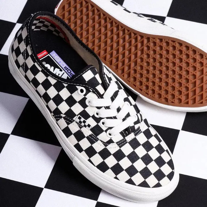 [BUNJANG] Vans Skate Authentic Black Checkerboard / (275) 반스 스케이트 어센틱 블랙 체커보드