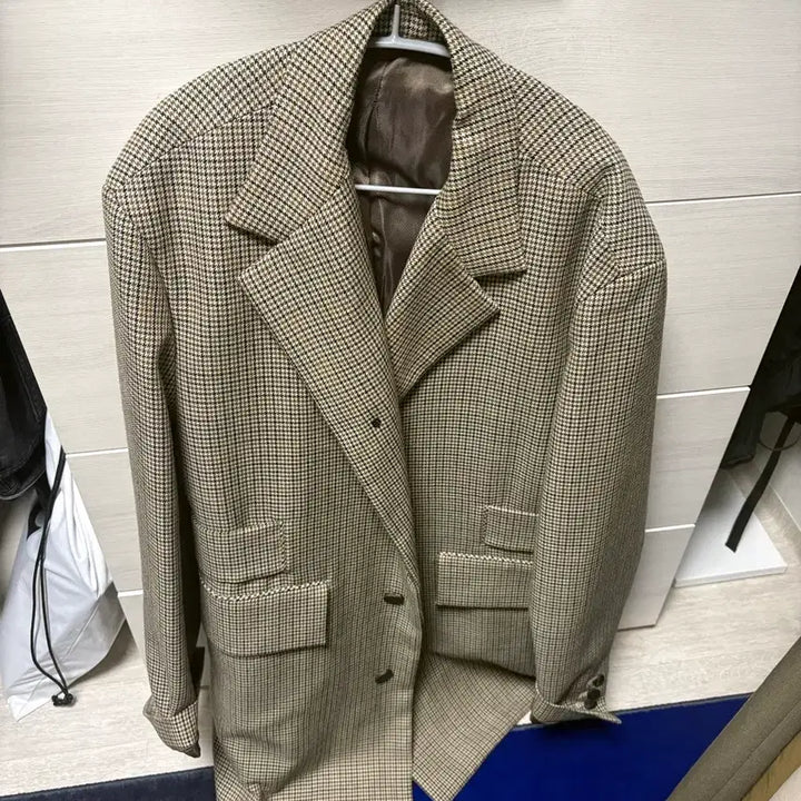 [BUNJANG] Wooyoungmi Check Pattern Jacket Size 52 / 우영미 체크패턴 자켓52
