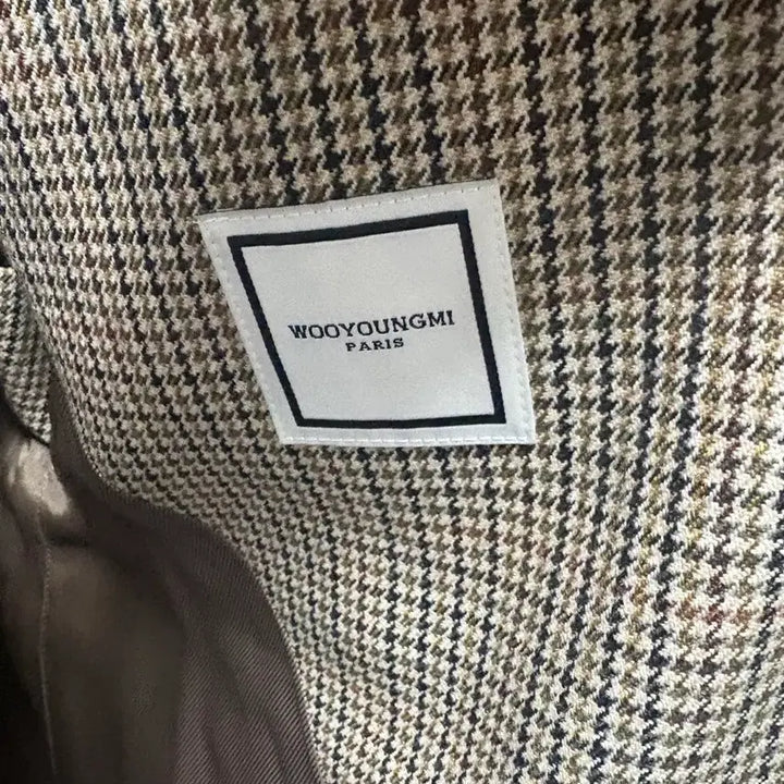 [BUNJANG] Wooyoungmi Check Pattern Jacket Size 52 / 우영미 체크패턴 자켓52