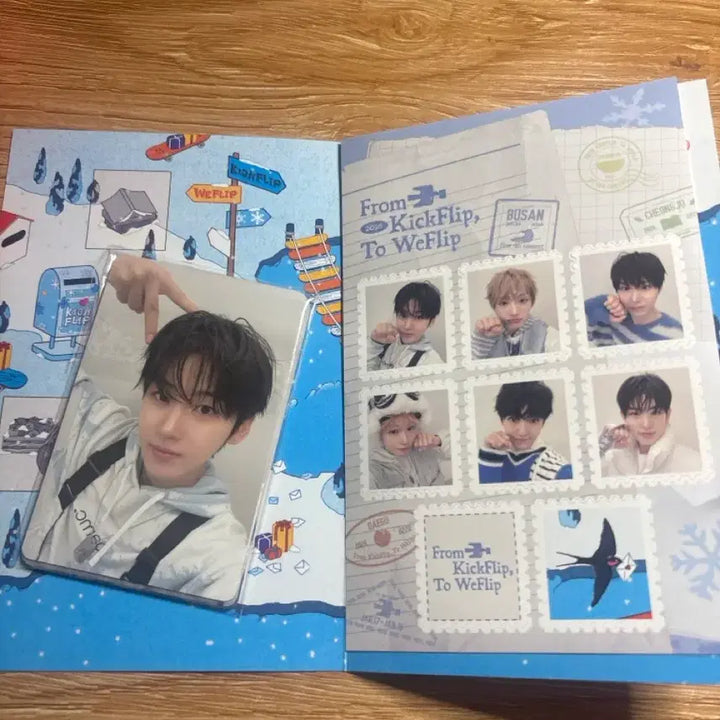 [BUNJANG] Kickflip Seoul Fancon Photocard Sticker Bundle Set / 킥플립 서울 팬콘 포카 스티커 일괄